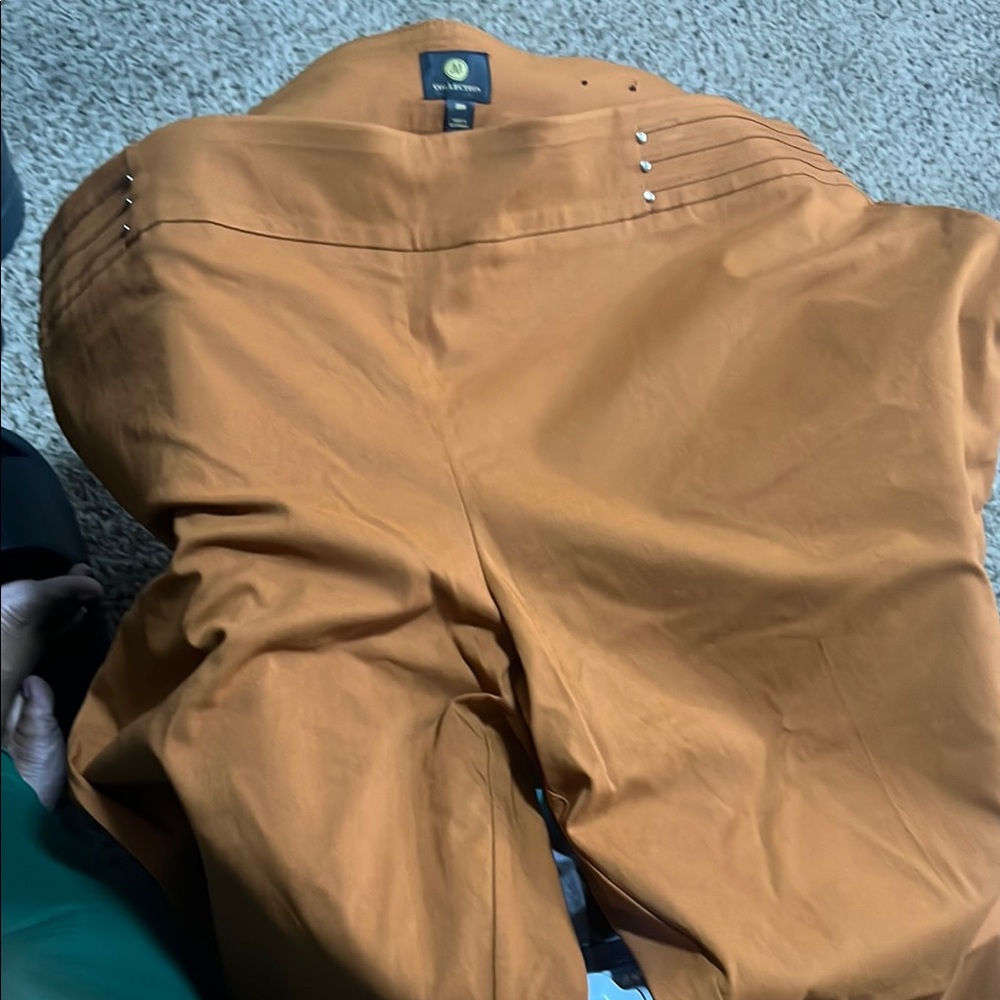 Orange Chino Pants with Relaxed Fit